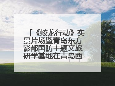 《蛟龙行动》实景片场暨青岛东方影都国防主题文旅研学基地在青岛西海岸新区开业