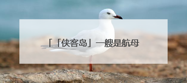 「侠客岛」一艘是航母，还有一艘也是航母