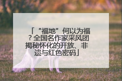“福地”何以为福？全国名作家采风团揭秘怀化的开放、非遗与红色密码