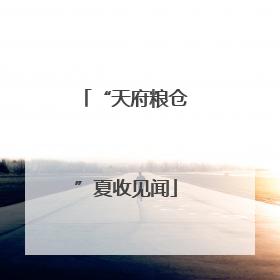 “天府粮仓”夏收见闻