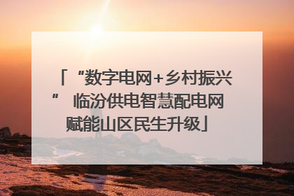 “数字电网+乡村振兴” 临汾供电智慧配电网赋能山区民生升级