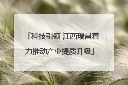 科技引领 江西瑞昌着力推动产业提质升级