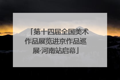 第十四届全国美术作品展览进京作品巡展·河南站启幕