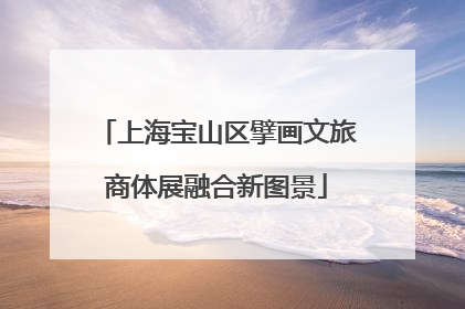 上海宝山区擘画文旅商体展融合新图景