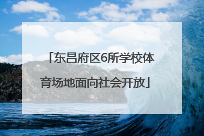 东昌府区6所学校体育场地面向社会开放