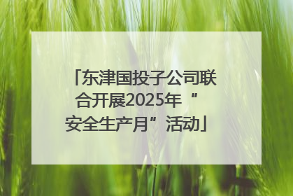 东津国投子公司联合开展2025年“安全生产月”活动