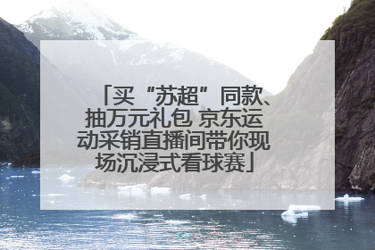 买“苏超”同款、抽万元礼包 京东运动采销直播间带你现场沉浸式看球赛