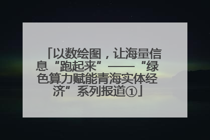 以数绘图，让海量信息“跑起来”——“绿色算力赋能青海实体经济”系列报道①