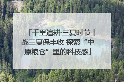 千里追耕·三夏时节丨战三夏保丰收 探索“中原粮仓”里的科技感