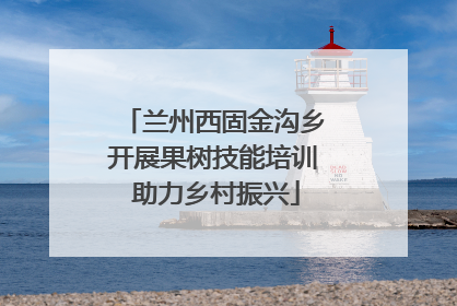兰州西固金沟乡开展果树技能培训 助力乡村振兴