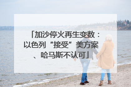 加沙停火再生变数：以色列“接受”美方案、哈马斯不认可