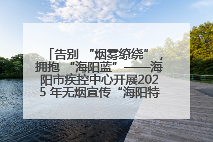 告别 “烟雾缭绕”，拥抱 “海阳蓝”——海阳市疾控中心开展2025 年无烟宣传“海阳特色”实践记录