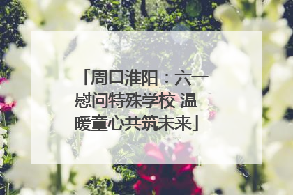 周口淮阳：六一慰问特殊学校 温暖童心共筑未来
