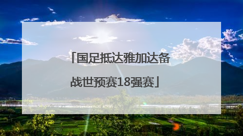 国足抵达雅加达备战世预赛18强赛
