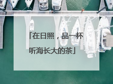 在日照，品一杯听海长大的茶
