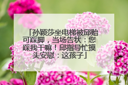孙颖莎坐电梯被邱贻可踩脚，当场告状：您踩我干嘛！邱指导忙摸头安慰：这孩子