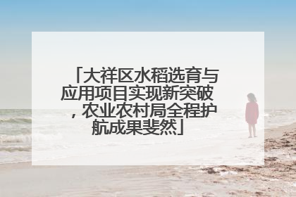 大祥区水稻选育与应用项目实现新突破，农业农村局全程护航成果斐然