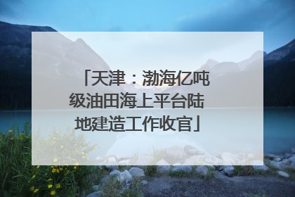 天津：渤海亿吨级油田海上平台陆地建造工作收官