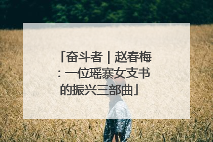 奋斗者｜赵春梅：一位瑶寨女支书的振兴三部曲