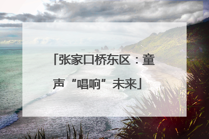 张家口桥东区：童声“唱响”未来