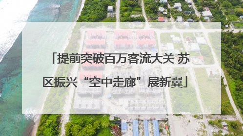 提前突破百万客流大关 苏区振兴“空中走廊”展新翼