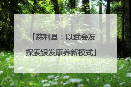 慈利县：以武会友 探索银发康养新模式