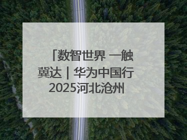 数智世界 一触冀达｜华为中国行2025河北沧州新质生产力峰会成功举办