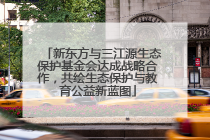 新东方与三江源生态保护基金会达成战略合作，共绘生态保护与教育公益新蓝图