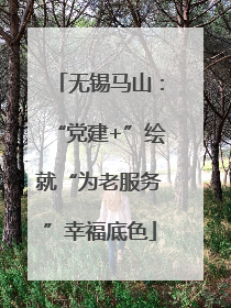 无锡马山：“党建+”绘就“为老服务”幸福底色