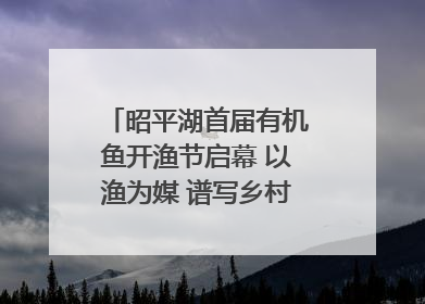 昭平湖首届有机鱼开渔节启幕 以渔为媒 谱写乡村振兴新篇章