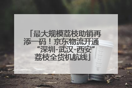 最大规模荔枝助销再添一码！京东物流开通“深圳-武汉-西安” 荔枝全货机航线