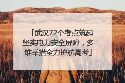 武汉72个考点筑起坚实电力安全屏障，多维举措全力护航高考