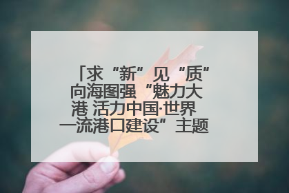 求“新”见“质” 向海图强“魅力大港 活力中国·世界一流港口建设”主题宣传活动走进山东