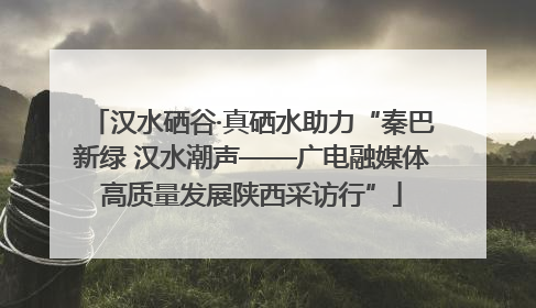 汉水硒谷·真硒水助力“秦巴新绿 汉水潮声——广电融媒体高质量发展陕西采访行”