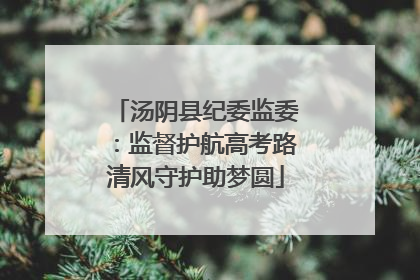 汤阴县纪委监委：监督护航高考路清风守护助梦圆