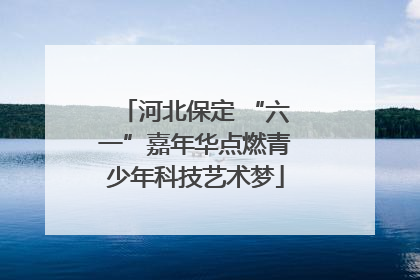 河北保定 “六一”嘉年华点燃青少年科技艺术梦