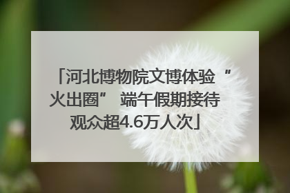 河北博物院文博体验“火出圈” 端午假期接待观众超4.6万人次