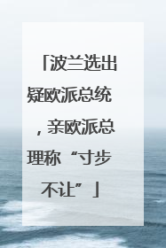 波兰选出疑欧派总统，亲欧派总理称“寸步不让”