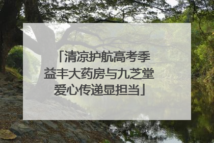 清凉护航高考季 益丰大药房与九芝堂爱心传递显担当
