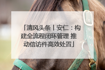 清风头条丨安仁：构建全流程闭环管理 推动信访件高效处置