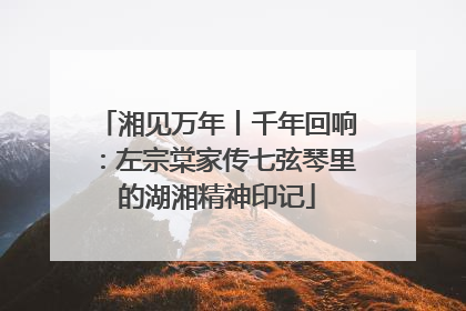 湘见万年丨千年回响：左宗棠家传七弦琴里的湖湘精神印记