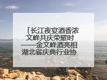 长江夜宴酒香浓 文峰共庆荣耀时——金文峰酒亮相湖北省庆典行业协会十周年盛典