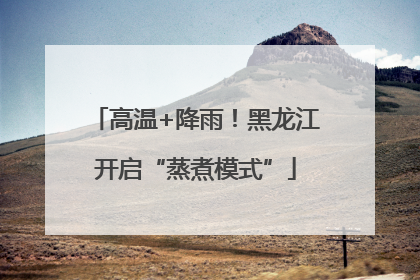 高温+降雨！黑龙江开启“蒸煮模式”