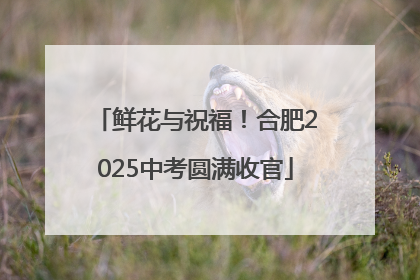 鲜花与祝福！合肥2025中考圆满收官