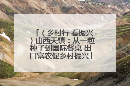 （乡村行·看振兴）山西天镇：从一粒种子到国际餐桌 出口富农促乡村振兴