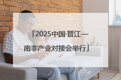 2025中国·晋江—南非产业对接会举行