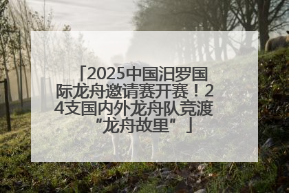 2025中国汨罗国际龙舟邀请赛开赛！24支国内外龙舟队竞渡“龙舟故里”