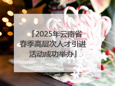 2025年云南省春季高层次人才引进活动成功举办