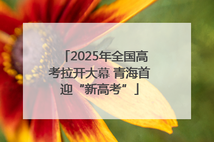 2025年全国高考拉开大幕 青海首迎“新高考”