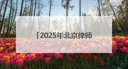 2025年北京律师事务所综合排名前十